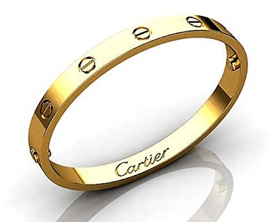 Fancy Cartier Design Gold Bracelet | SEHGAL GOLD ORNAMENTS PVT. LTD.
