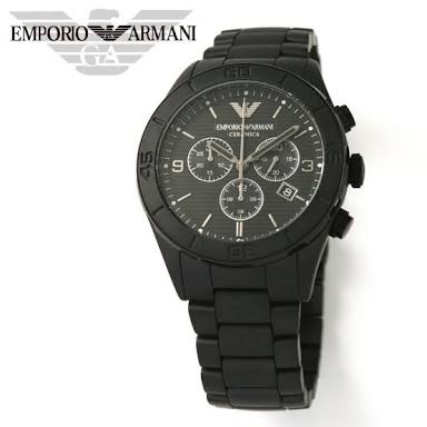 Emporio Armani Blue Black Monogram Reversible Belt - Ferraris Boutique