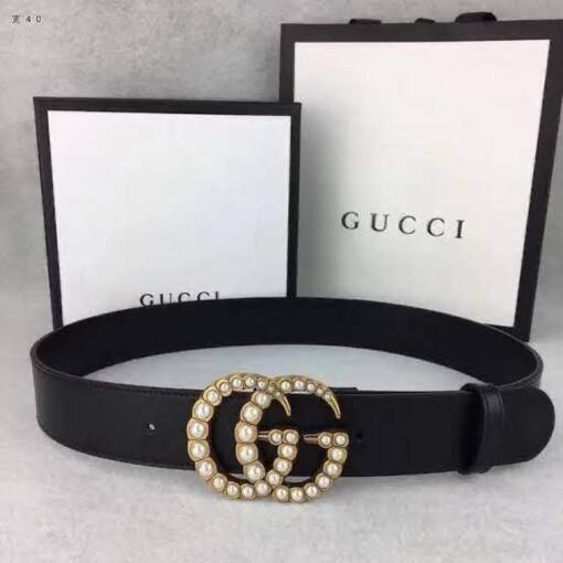 Black Gucci Belt