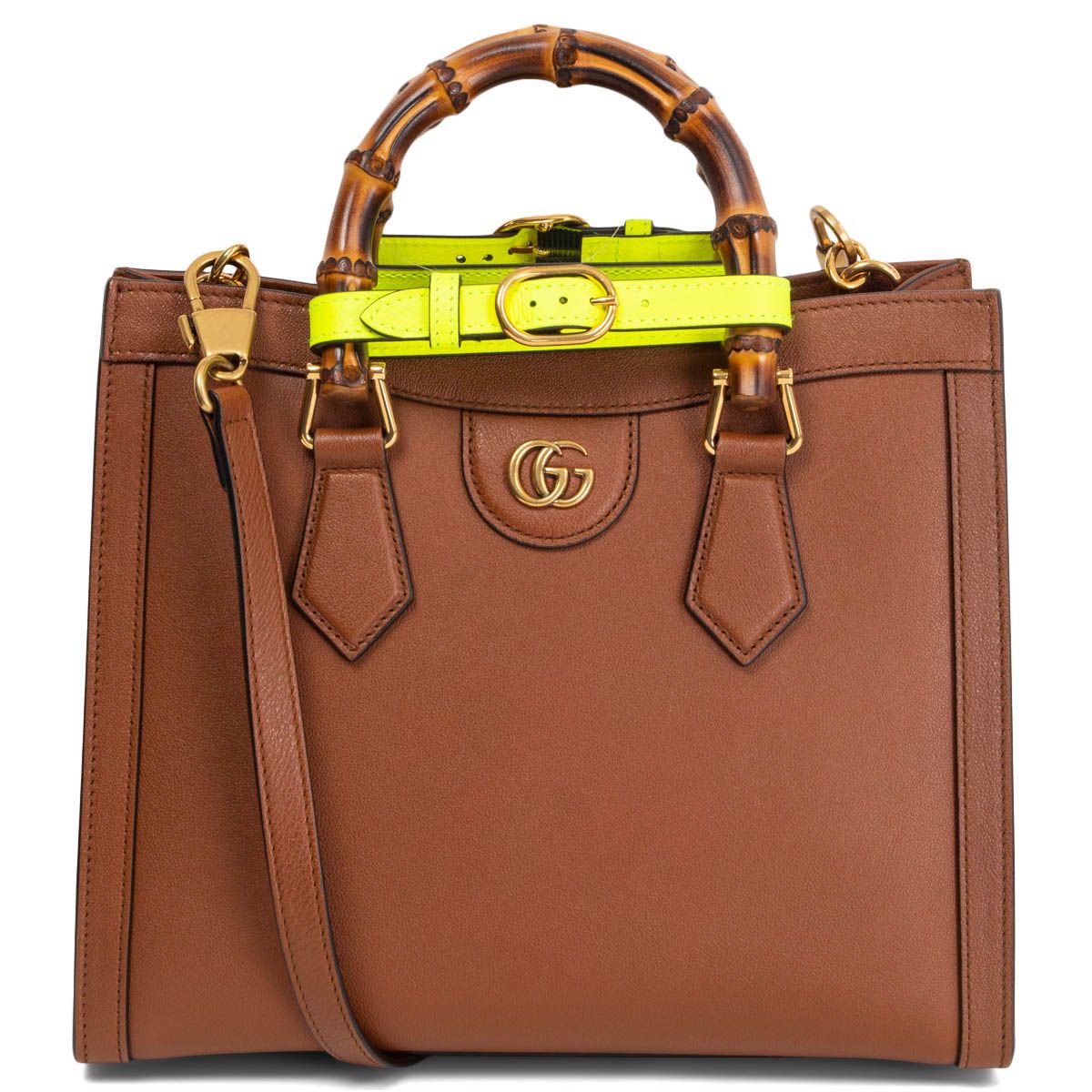 Buy Gucci Handbag With Original Box and Dust Bag (Brown) (J057)