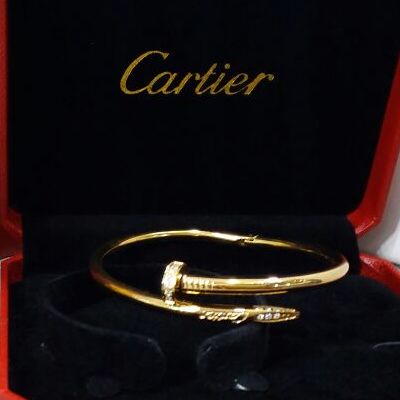 Cartier Juste Un Clou Nail White Gold Medium Model Bracelet Size 19 – Oak  Gem