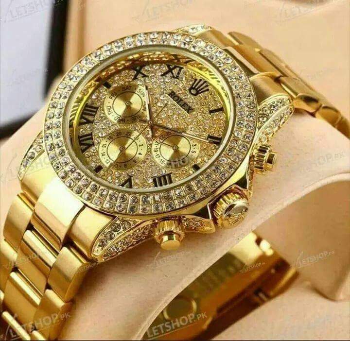 Amazon.com: Techno Pave Iced Out Watch - Gold : Clothing, Shoes & Jewelry-hkpdtq2012.edu.vn