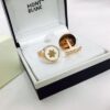 Mont Blanc Gold Cufflinks