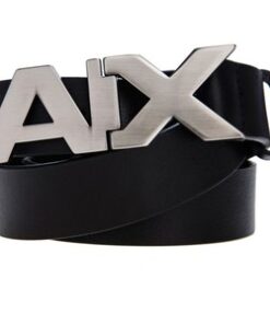Alternative view of Armani Exchange Black Leather Belts For Men