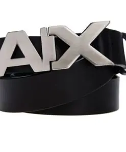 Alternative view of Armani Exchange Black Leather Belts For Men